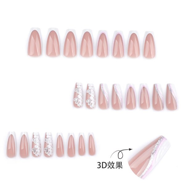 O1CN01KxTcuS2NGHvr9OcG7_!!4234819935-0-cib JP3686-Minimalist Edge French Tips: Reusable Snake Print Nails ✨ (Salon Chic, Zero Damage)