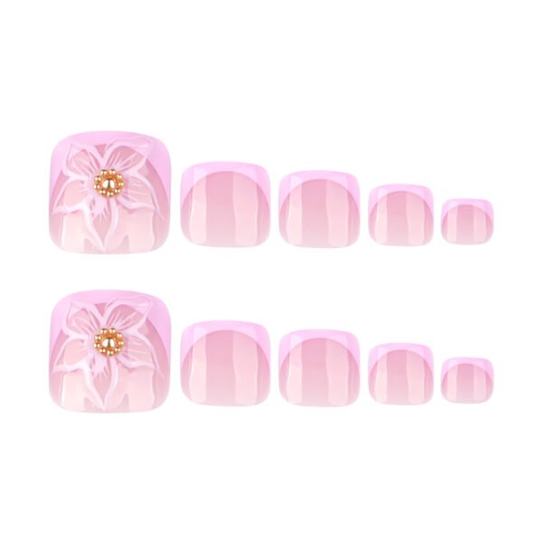 O1CN01LqFaI32NGHxmsLlld_!!4234819935-0-cib JP3810-3D Bloom French Toes: Luxe Salon Pedicures in Minutes, Not Hours (Reusable & Waterproof!) Beach-Ready Toes Without the Salon Struggle