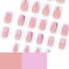 JP3771-Spring Awakening Nails: Reusable French Tips with Botanicals & Sculpted Edge​