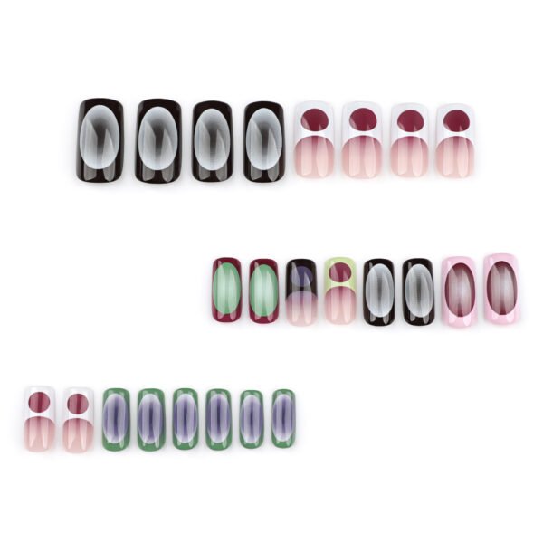 O1CN01MgTppY2NGHwBPELJY_!!4234819935-0-cib JP3478-Effortless Ombré Elegance: Reusable French Tips for Medium Square Nails ✨ (Salon-Worthy, Waterproof!)
