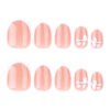 JP3884-Effortless French Florals: Salon-Perfect Toes in 15 Minutes (Reusable & Waterproof!) ​​Step Into Summer With Confidence, Not Salon Appointments​
