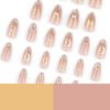 JP3650🌙 ​​​​ Celestial French Tips: Reusable Star & Moon Press On Nails with Nebula Glow (Waterproof & Salon-Slaying)  ✨ ​​​​ Become Your Own Constellation: 10-Minute Cosmic Manicure That Outlasts Salons & Reality
