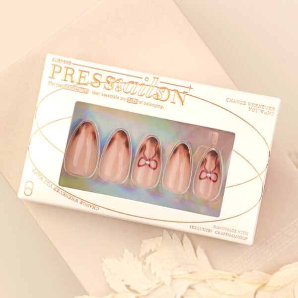 O1CN01NwPyAf2NGHw1xLEF6_!!4234819935-0-cib GN048-Winter French Tip Press On Nails | Leopard Pearl Almond Short (Reusable)