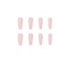 JP1083-🌸 Ballet Wave Pink Press-Ons: Minimalist French Perfection, Waterproof & Reusable​​ For Elegant Realists & Effortless Dreamers – Salon-Grade Waves in 90 Seconds
