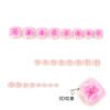 JP3814-Effortless French Toe Nails with 3D Flowers | Reusable Summer Pedicure Kit​