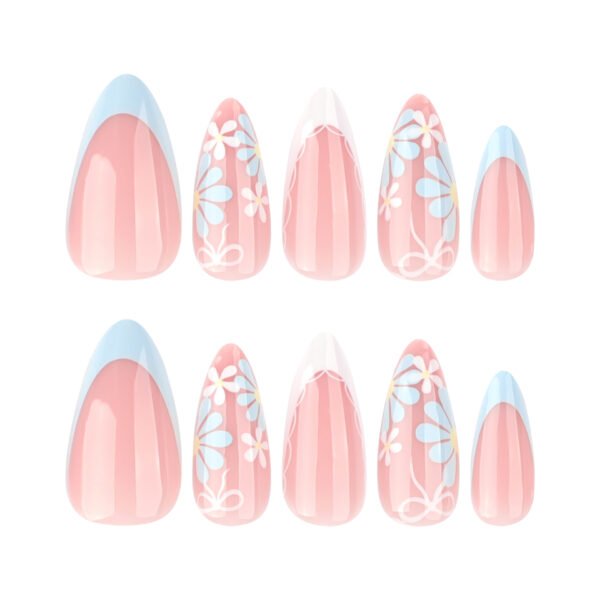 O1CN01PmSAyK2NGHxVMqZco_!!4234819935-0-cib JP3794-✨ Tropical Bloom Escape: Reusable Floral French Almond Nails w/ 3D Petals (Salon-Grade Botanicals – No Appointment, No Damage)