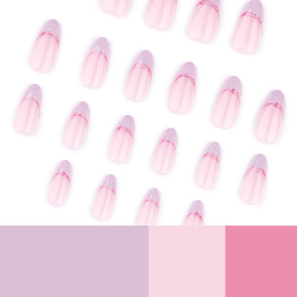 O1CN01PqhMJX2NGHxIrTDC9_!!4234819935-0-cib JP3694-✨ Stardust & Serenity: Reusable Galaxy French Almond Nails w/ Hypnotic Shimmer Salon-Grade Cosmic Brilliance — Apply in Minutes, Not Millennia