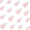JP3864-​Effortless French Ombré Almond Nails | Waterproof Reusable Press-Ons | Salon Luxury Without the Wait​