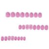 JP3830-Bow & Bloom French Toes: Salon-Glam in Minutes (Reusable, Waterproof & Germ-Free!) ​​Your Dream Pedicure Without the Salon Jail Time​