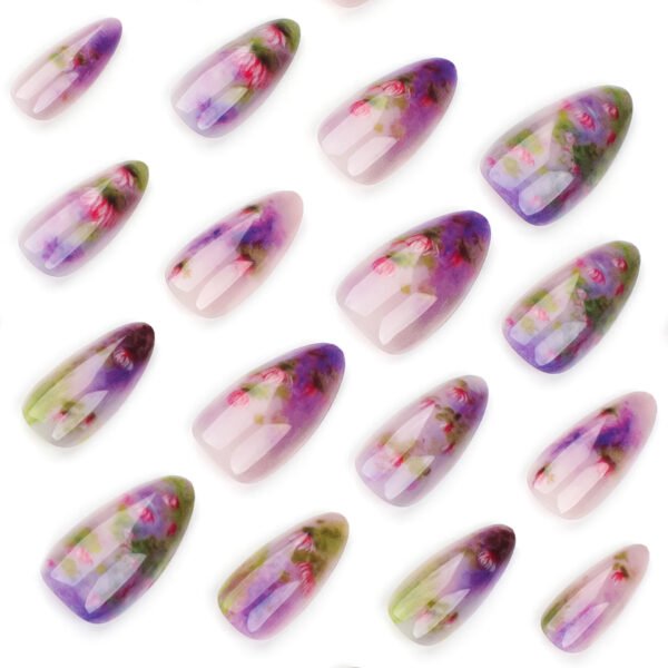 O1CN01S9LsO62NGHt1wf5nZ_!!4234819935-0-cib JP3397-Lotus French Dreams Press-Ons ✿ Watercolor Blooms That Laugh at Humidity! Survives iced coffee spills & paddleboard wipeouts. Wear all summer, reuse all year.
