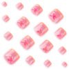 JP3813-Vibrant 3D Orange French Toenails: Salon-Grade Summer Pedicure in 5 Minutes​​  ​​Ditch Salon Chair Struggles​