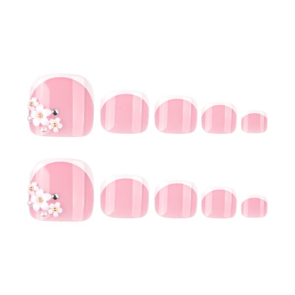 O1CN01TBU15L2NGHxaP3lwy_!!4234819935-0-cib JP3805-Floral French Toenails: Effortless Sandal Perfection in Minutes (Reusable & Waterproof!) Summer Feet, Made Simple