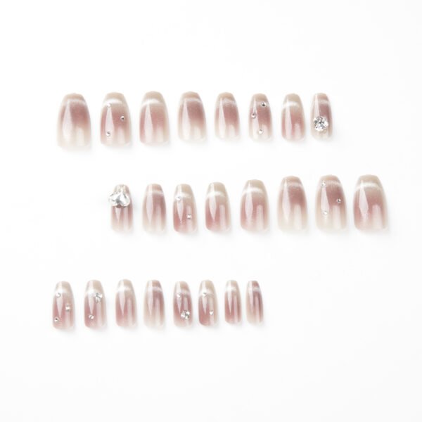 O1CN01UUambJ2NGHmPq8QS9_!!4234819935-0-cib JP2651-✨ Ethereal Pink Moon Magic: Love-Infused Crystal Cat Eye French Tips