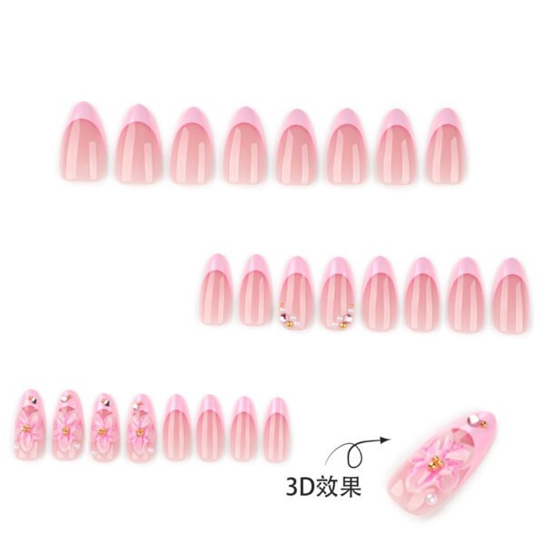 O1CN01XDpoLe2NGHz22RQcn_!!4234819935-0-cib JP3925-Parisian Daydream Press-Ons: 3D Pearl Bloom French Almonds | Effortless Balletcore Luxury Chained to Salon Chair Fluffiness? Escape in 8 Minutes.