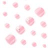 JP3805-Floral French Toenails: Effortless Sandal Perfection in Minutes (Reusable & Waterproof!) ​​Summer Feet, Made Simple​