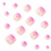 JP3818-Tropical French Toes: Salon-Worthy Pedis in 15 Minutes (3D Florals + Waterproof!) ​​Ditch Salon Prison, Step Into Sandy Confidence​