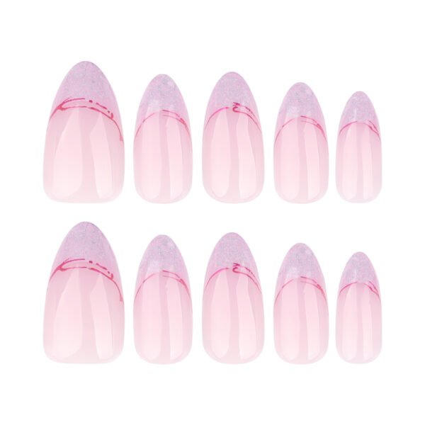 O1CN01YpFBeu2NGHxGvlZB6_!!4234819935-0-cib JP3694-✨ Stardust & Serenity: Reusable Galaxy French Almond Nails w/ Hypnotic Shimmer Salon-Grade Cosmic Brilliance — Apply in Minutes, Not Millennia