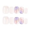 JP3758-Picnic Ready Nails: Reusable Floral French Tips for Salon-Free Sunny Days