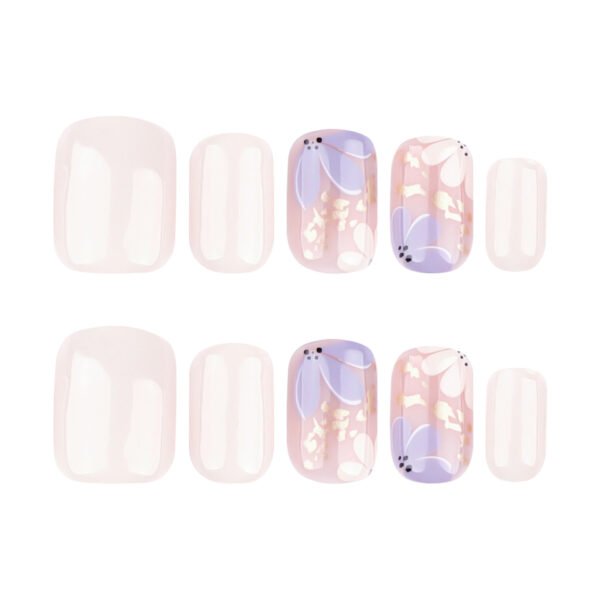 O1CN01YzBLH52NGHxJ17Q9a_!!4234819935-0-cib JP3758-Picnic Ready Nails: Reusable Floral French Tips for Salon-Free Sunny Days