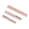 GN041-Autumn Chic French Leopard Press-Ons: 30-Piece Reusable Set with Rhinestones & Waterproof Wear