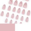​JP3576-Salon-Like French Press On Nails - Glitter, Stars, Reusable​