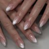 JP3864-​Effortless French Ombré Almond Nails | Waterproof Reusable Press-Ons | Salon Luxury Without the Wait​