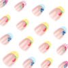 JP3963-Adorably Juicy: Fruity Short & Sweet Press-On Nails (Reusable & Waterproof!)