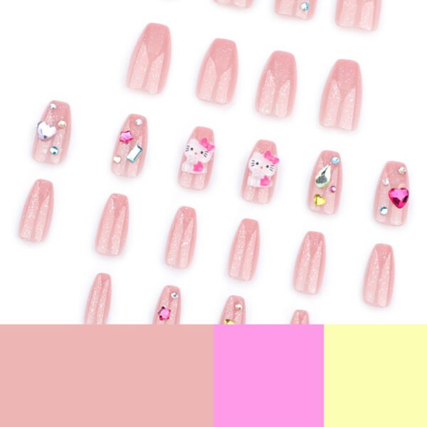 O1CN01c1nJ5i2NGHvto9tee_!!4234819935-0-cib JP3619-Dewdrop Ballet Nails? Kawaii French Tips with Pearls & Gems (Reusable & Waterproof)