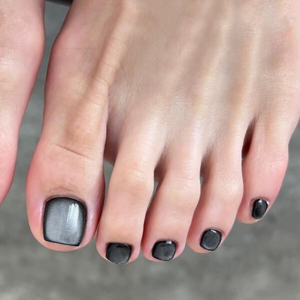O1CN01c6MGM22NGHrNiRXg0_!!4234819935-0-cib JP3219-Luxury French Toe Nails: Reusable Black Cat Eye Magic ✨ (Salon-Quality at Home!)