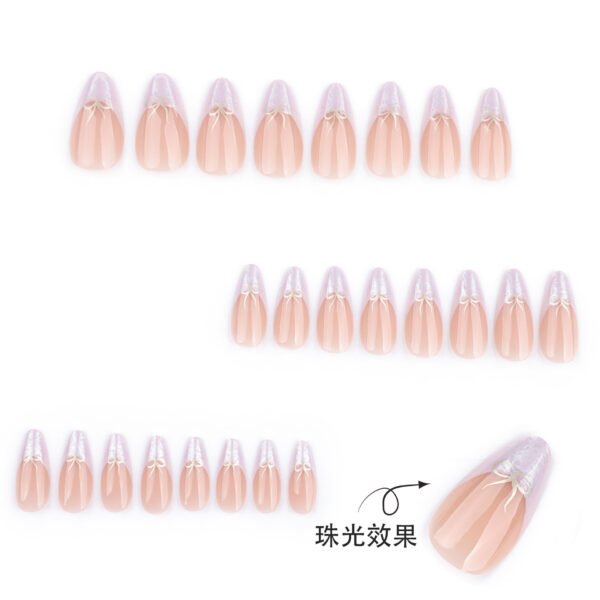 O1CN01c8P4zW2NGHvn2xKg1_!!4234819935-0-cib JP3634-Valentine’s French Tip Press Ons | Pearl Nude & Bow Reusable