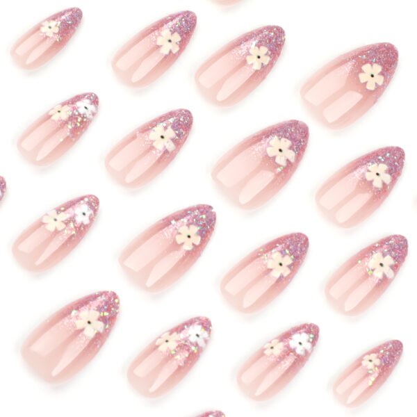 O1CN01dzcaS92NGHsN7AwLX_!!4234819935-0-cib JP3384🌻 Sunburst French Tips: Waterproof Floral Press On Nails with Diamond Dust (5-Min Summer Glow Up) 🌊 Salon Secret for Beach Babes: Pool-to-Bar Nails That Survive Saltwater, Margaritas & Sunscreen Fingers