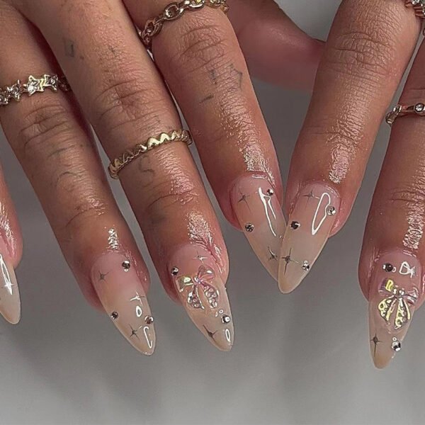 O1CN01e7EhMx2NGHkayKbvp_!!4234819935-0-cib JP2417-Crystalline French Tip Press On Nails: Icy Bows, Silver Stardust & Waterproof Magic – Your Secret to Effortless Luxe (Salon-Worthy Nails, Minus the Drama. Be Dazzling in 5 Minutes Flat!)