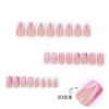 JP3771-Spring Awakening Nails: Reusable French Tips with Botanicals & Sculpted Edge​