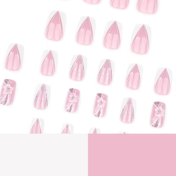 O1CN01eZ5SIE2NGHy2CiE6V_!!4234819935-0-cib JP3769-Luxe French Tip Press On Nails | 3D Floral Design, Reusable & Waterproof (Salon Alternative!) Transform Your Nails Instantly: French White Perfection Meets Artisan Florals