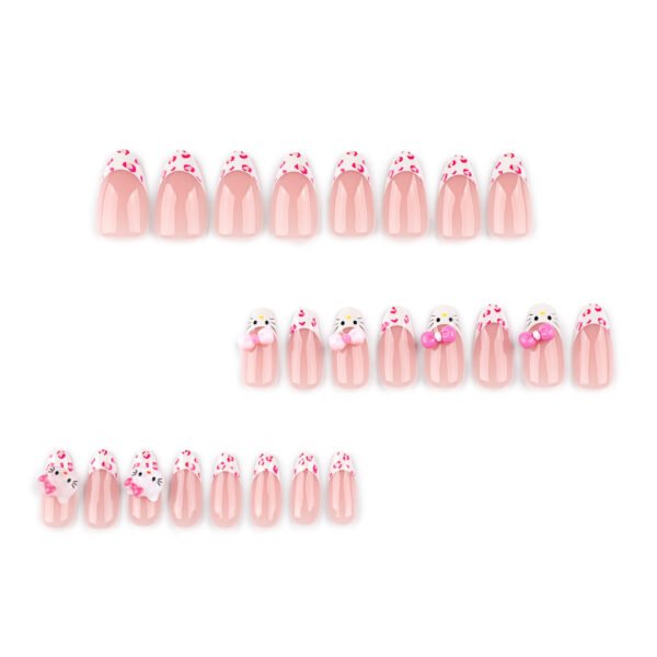 O1CN01eiGUA42NGHzH6phjx_!!4234819935-0-cib JP4009-Paris Meets Tokyo: Leopard French Almond Press-On Nails – Sweet & Reusable Break Free from Salons: 90-Second Japanese-Kawaii Luxury