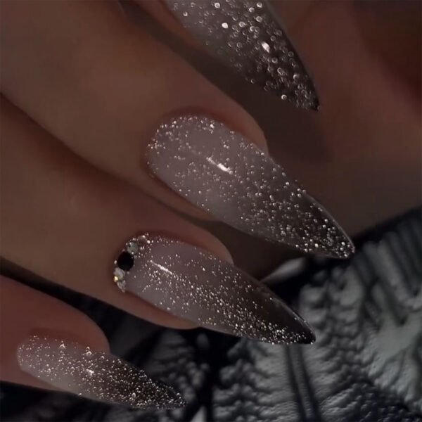 O1CN01eySxUK2NGHvosmKuH_!!4234819935-0-cib JP3590-🔥 Obsidian French Almond Press Ons: Grunge-Goth Glitter ✨ Reusable Y2K Revival Nails | No Salon Jail! (For Rebels Who Crave Chaos & Class. Switch from Boardroom to Moshpit in 30 Seconds.)