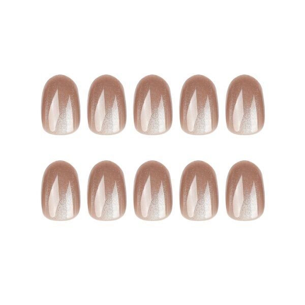 O1CN01fCMqE02NGHlinz2WX_!!4234819935-0-cib JP2656-Iced Latte French Cat Eye Toes: Hypnotic Silver Flash ✨ (Reusable Chrome Magic!)