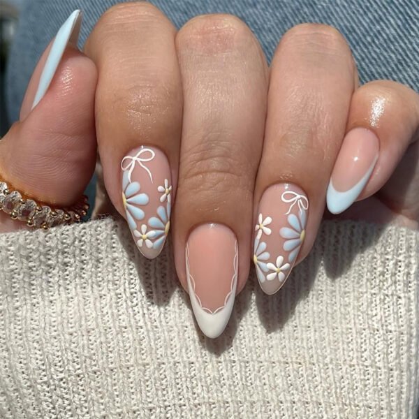O1CN01h8u0iC2NGHxaMHycj_!!4234819935-0-cib JP3794-✨ Tropical Bloom Escape: Reusable Floral French Almond Nails w/ 3D Petals (Salon-Grade Botanicals – No Appointment, No Damage)