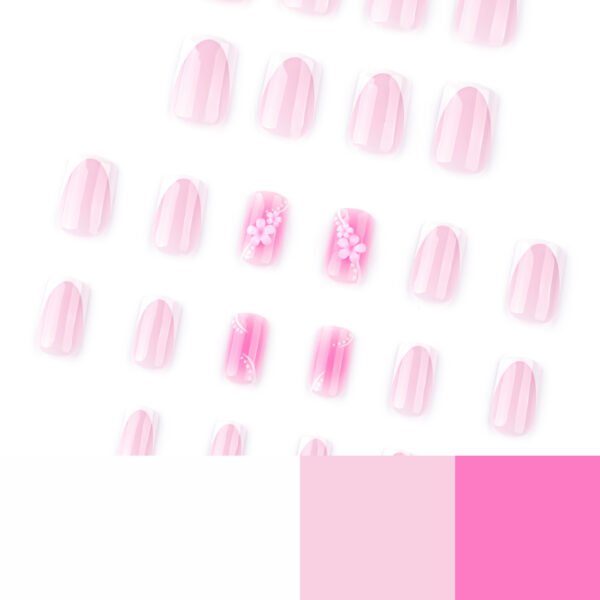 O1CN01i2jSEI2NGHxbJgArU_!!4234819935-0-cib JP3892-Elegant French Floral Press-On Nails: Summer-Ready, Salon-Grade Beauty in Minutes Reimagine Your Nail Routine
