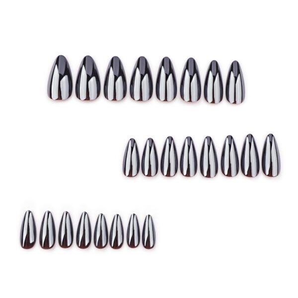 JP3572- Noir Short Almond Press Ons | Matte Black Minimalist Manicure (Reusable + Waterproof)​​ ​​Subtitle:​​ Stealth Wealth Nails ✦ Salon-Grade Edge in 8 Minutes – Zero Commitment, Maximum Impact.  (Hero Image: Moody monochrome shot of matte-black nails gripping black ceramic coffee cup/architectural edge)