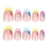 JP3963-Adorably Juicy: Fruity Short & Sweet Press-On Nails (Reusable & Waterproof!)
