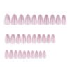 JP3727- French Almond Press On Nails | Sweet Pink Cat Eye Reusable Gel Nails | Salon Alternative​