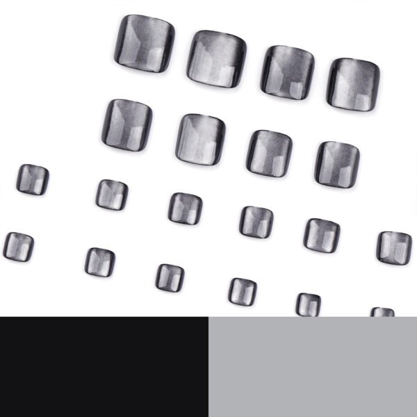 O1CN01ldXNDq2NGHrLCFrRx_!!4234819935-0-cib JP3219-Luxury French Toe Nails: Reusable Black Cat Eye Magic ✨ (Salon-Quality at Home!)