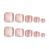JP3698-Sunbeam Toe Gliders: Reusable Cat-Eye Toenails | Waterproof Square Cut Flash