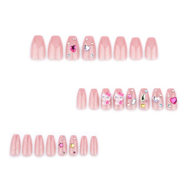 O1CN01lypzxe2NGHvv4qlRc_!!4234819935-0-cib JP3619-Dewdrop Ballet Nails? Kawaii French Tips with Pearls & Gems (Reusable & Waterproof)