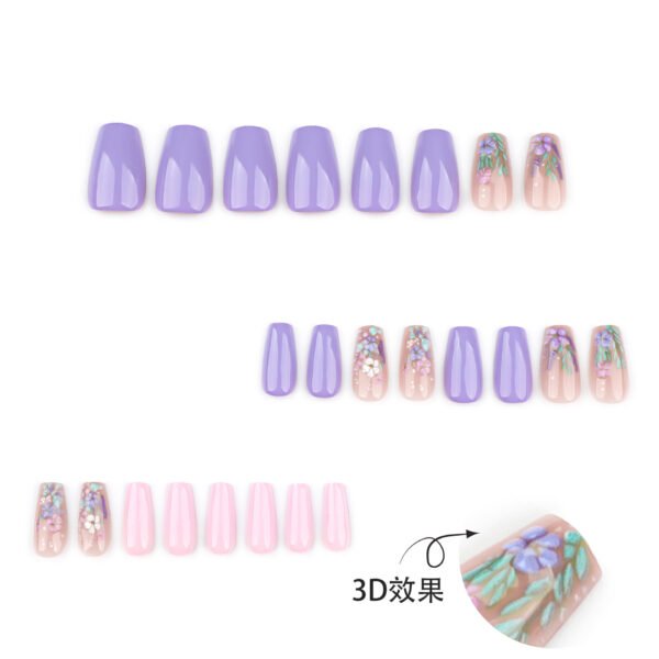 O1CN01mADJYF2NGHwjmlGe7_!!4234819935-0-cib JP3722-Elegant French Ballet Press-Ons: Reusable 3D Floral Nails - Waterproof & Effortless