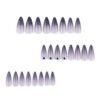 JP3590-🔥 Obsidian French Almond Press Ons: Grunge-Goth Glitter ✨ Reusable Y2K Revival Nails | No Salon Jail!​​  (For Rebels Who Crave Chaos & Class. Switch from Boardroom to Moshpit in 30 Seconds.)