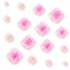 JP3814-Effortless French Toe Nails with 3D Flowers | Reusable Summer Pedicure Kit​
