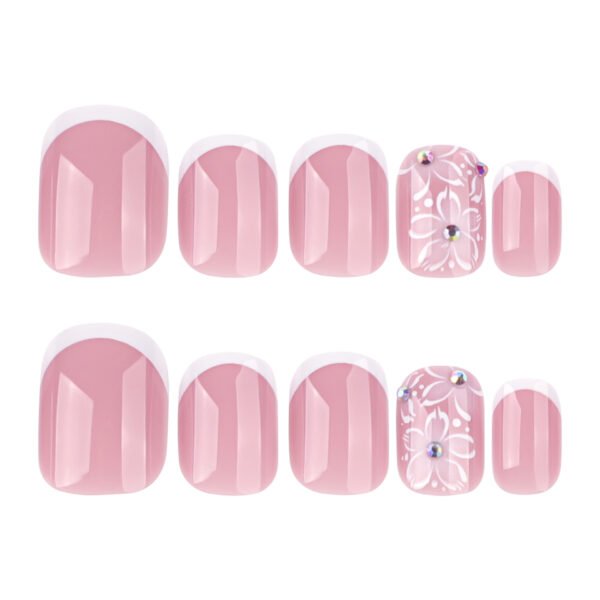 O1CN01oerad62NGHxmkHAzQ_!!4234819935-0-cib JP3829-Pure Summer French Toes: Effortless White Blooms, Zero Salon Drama (Reusable & Waterproof!) Your Perfect Pedicure, Poolside-Ready in 15 Minutes