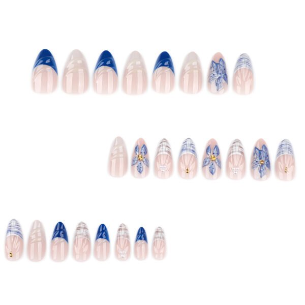 O1CN01ojxorN2NGHz0t9LKz_!!4234819935-0-cib JP3906-Mediterranean Midnight Almonds: Reusable French Wave Press-Ons | Salon-Defying Beach Elegance Salon Blues? Dive Into Saltwater-Proof Sophistication.